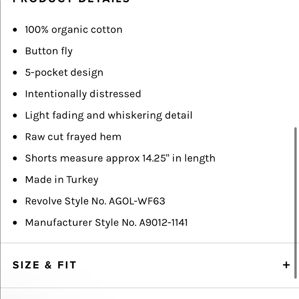 Agolde Riley Shorts - Picture 12 of 16